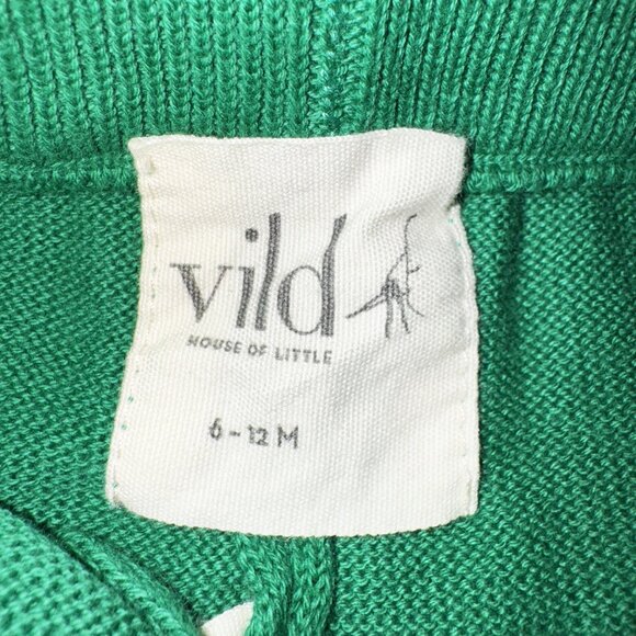 Organic Cotton Knit Shorts, Beech Tree Green, 6 - 12 months - Picture 3 of 4